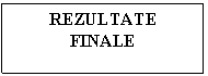 Text Box: REZULTATE
FINALE
