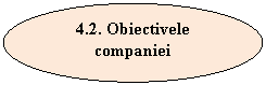 Oval: 4.2. Obiectivele companiei